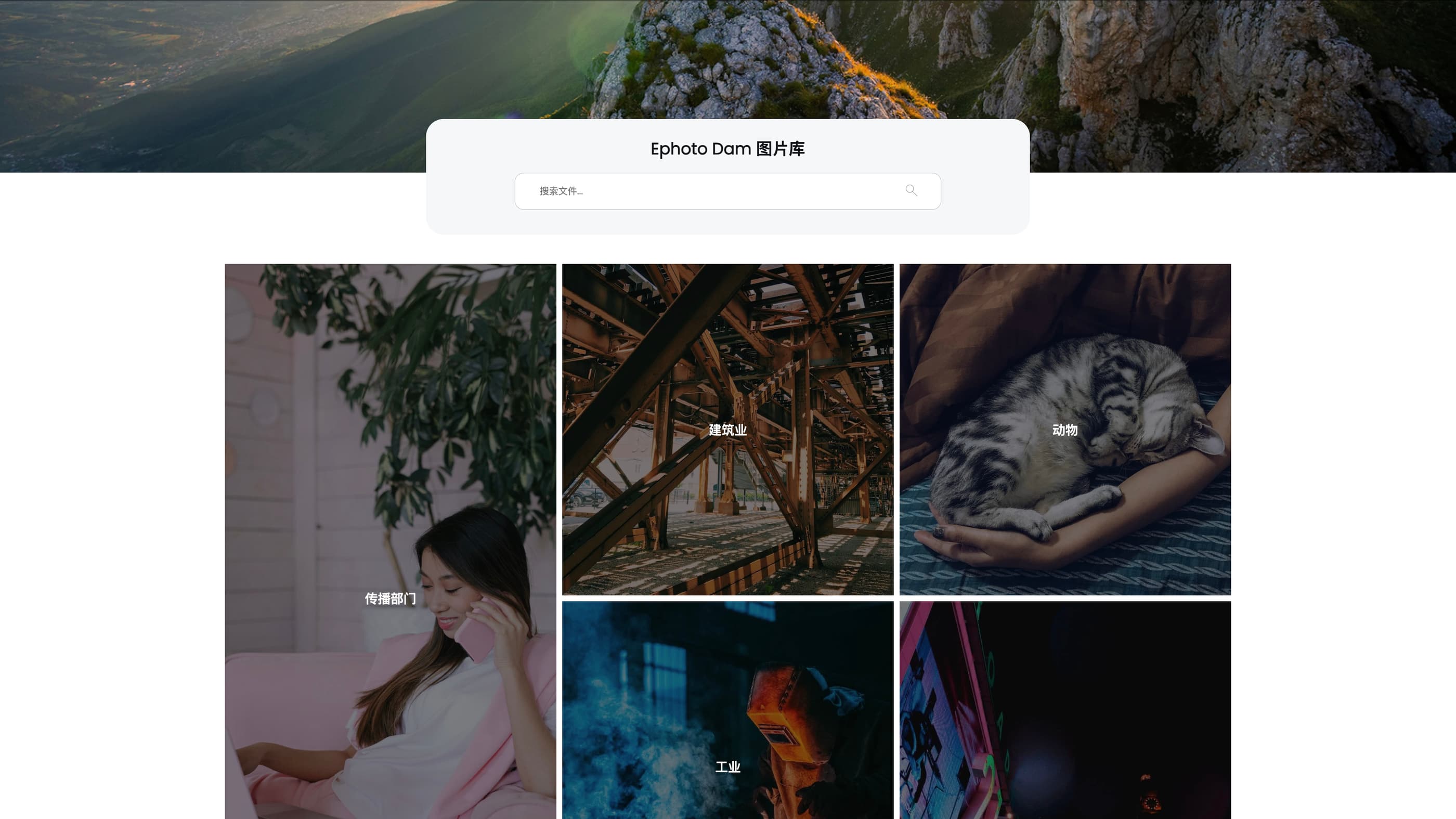在Ephoto Dam前台创建个性化的作品集，以简化专业照片的咨询和优化组织。