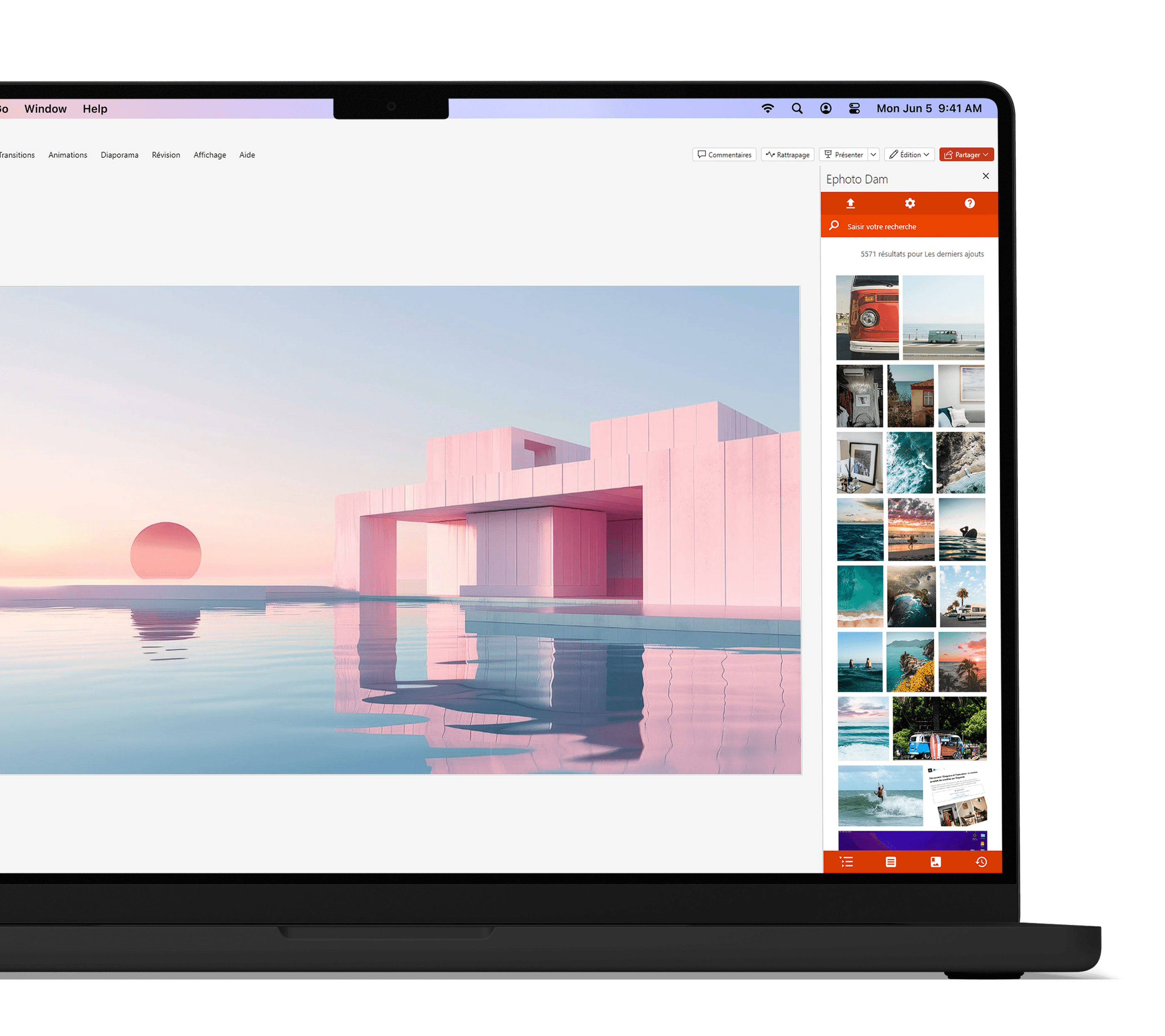 在 MacBook 的 PowerPoint 中集成 Ephoto Dam，优化数字资产管理