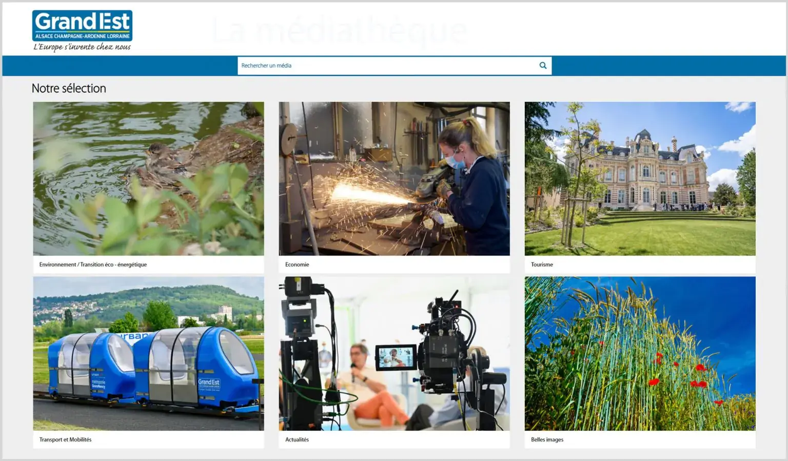 大东部地区的前台界面